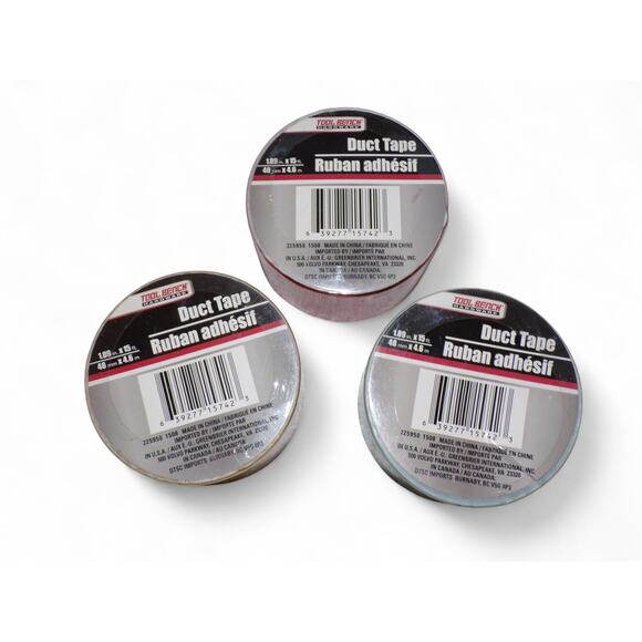 Craft Glitter Metallic Decorative Duct Tape Lot #2 Red Green Gold Holiday - Picture 2 of 2